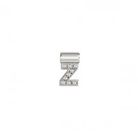 Charm Nomination Donna Sei Mia in Argento Zirconia LETTERA-Z - LETTERA-Z
